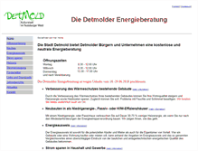 Tablet Screenshot of energieberatung-dt.de